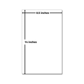 Buff 8.5 x 14" Legal Size Pastel Light Color Paper | 1 Ream of 500 Sheets FoldCard