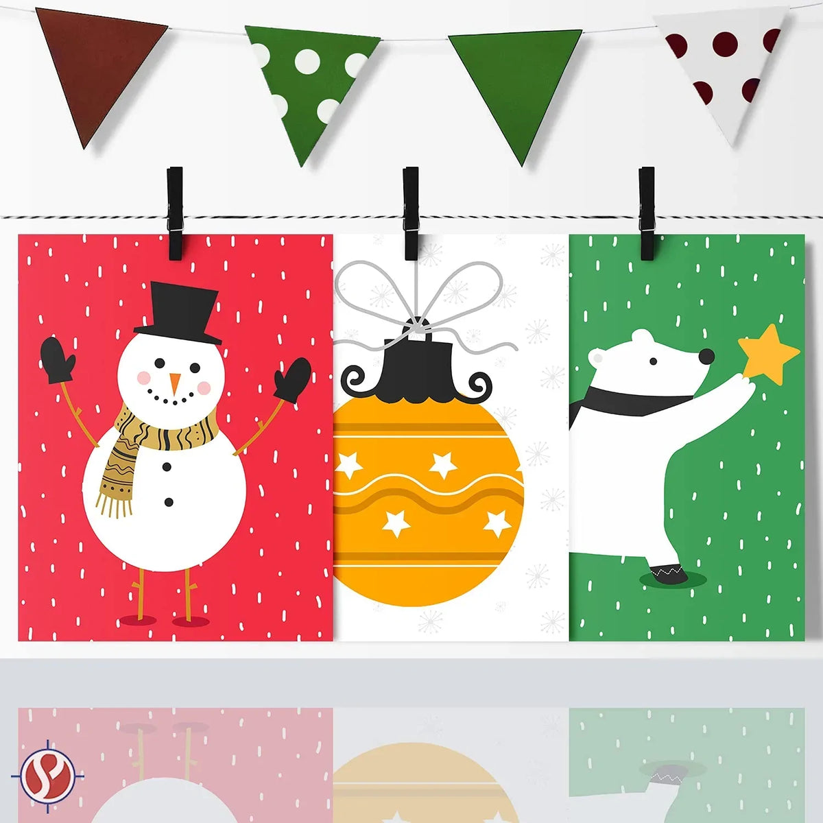 Christmas Colored Card Stock Paper, Red, Green & White 8.5 x 11" Cardstock 25 Red, 25 Green, 50 White (100 Sheets Total) FoldCard