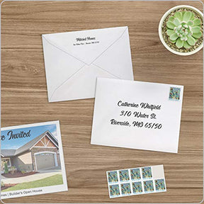 Columbian Invitation Envelopes, A2, 4-3/8 x 5-3/4 Inches, White, 100 Per Box (CO198) FoldCard