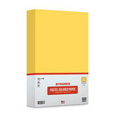 Goldenrod 8.5 x 14" Legal Size Pastel Light Color Paper | 1 Ream of 500 Sheets FoldCard