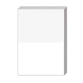 Greeting Cards - 5x7 Inches Heavyweight Blank White Card Paper- Half-Fold Design - Bulk Pack of 100 Cards FoldCard