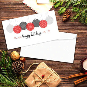Happy Holidays Cash Envelopes, 3-5/8 x 6-1/2 Inches | 25 per Pack FoldCard