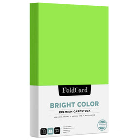 Cartulina de colores brillantes de primera calidad: 8.5 x 14 - 50 hojas de 65 lb Peso de cubierta