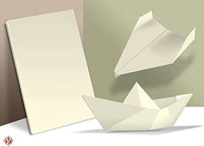 Natural Card Stock Paper | 11 x 17 Inches | Tabloid or Ledger | 50 Sheets Per Pack | 80lb Cover Smooth (216gsm) FoldCard