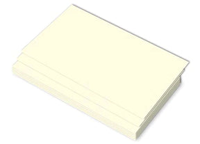 Natural Card Stock Paper | 11 x 17 Inches | Tabloid or Ledger | 50 Sheets Per Pack | 80lb Cover Smooth (216gsm) FoldCard