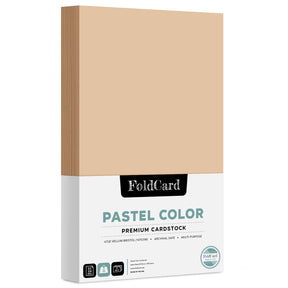 Premium Quality Pastel  Color Cardstock: 8.5 x 14 - 50 Sheets of 67lb Cover Weight