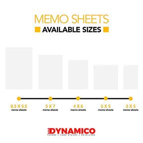 White Memo Sheets Paper – Perfect for Quick Notes, To-Do Lists and Reminders for School, Office and Business | 5 x 5 Inches | 24lb Bond (90gsm) Paper | 250 Sheets per Pack FoldCard